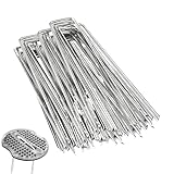 Zeltheringe - 5 Zoll Edelstahl Bodenanker | U-förmige Edelstahlpfahl -...