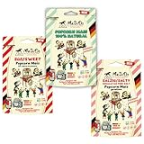 MSD MaSiDo 1x süßes, 1x salziges, 1x natur Premium Popcorn Mais aus...