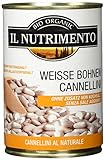 IL NUTRIMENTO Weisse Bohnen natur (Cannellini) - ohne Salz, 12er Pack (12 x...
