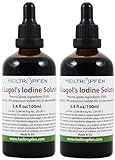 2X 100 ml Lugolsche Lösung 5% Jodlösung | Inhaltsstoffe in...