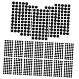 HEALEEP 50Blätter LED Verdunkelungsaufkleber Lichtblockierende Sticker...