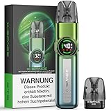 X-SAPCE E Zigarette Starterkit mit 1100mAh Akku, Nachfüllbar Vape Pod...