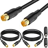 Xiatiaosann S Video Kabel SVHS Mini DIN Stecker 4 polig S-Videokabel...