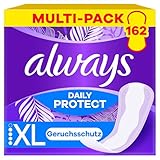 Always Daily Protect Damen Extra Long 162 Slipeinlagen (Sparpackung 3x54...