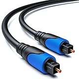 deleyCON 0,5m Optisches Digital Audio Kabel SPDIF 2x Toslink Stecker...