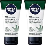 NIVEA MEN Sensitive Pro Feuchtigkeitscreme (75 ml), feuchtigkeitsspendende...