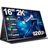UPERFECT 16 Zoll 2K 120Hz Portable Gaming Monitor mit 2560 * 1600 1200:1...