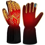 Svpro Beheizbare Handschuhe,Warm Winterhandschuhe Herren Damen Touchscreen...