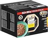 SHEBA Adult Katzenfutter nass - 32x85g Schalen - Geflügel Variation in...