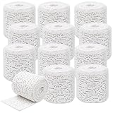 Gipsbinden Set 12 Rollen Gipsbinden zum Basteln 5 x 270cm Gipsverband...