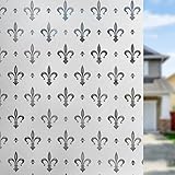 Fensterfilm Retro Transparent Sonnencreme Anti UV No-Kleber Glasfilm...