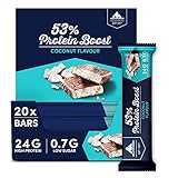 Multipower 53% Protein Boost – 20 x 45 g Protein Riegel Coconut mit 53%...