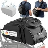 Valkental® 3in1 Fahrradtasche für Gepäckträger mit Kühlfunktion - 10L...