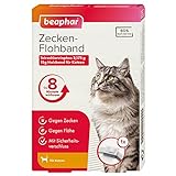 Zecken-Flohband Katze | Wirkt 8 Monate gegen Zecken & Flöhe | Mit...