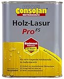 Consolan Holzlasur Pro FS teak 3L (4 x 0,75L) Holz Lasur Holzschutzlasur