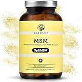 QIDOSHA® Premium MSM Kapseln mit dem Markenrohstoff OptiMSM®, 324 Kapseln...