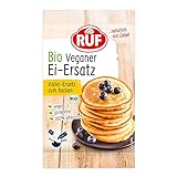 RUF Bio Veganer Ei-Ersatz, 100% pflanzlicher Vollei-Ersatz,zum Backen,für...