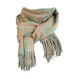 Generisch Schal Damen Winter Kariert Wollschal Fransenschal Outdoor...