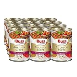 Buss Klassische Suppen - Herzhafte Gulaschsuppe mit Rindergulasch - Suppe...