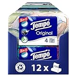 Tempo Original Taschentücher Duo-Box - Vorteilspack - 12 Boxen, 100...