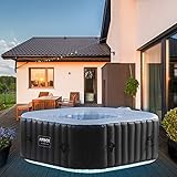 Arebos Whirlpool | 154 x 154 cm | mit LED-Beleuchtung | aufblasbar |...