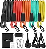 PROIRON Fitnessbänder Resistance Bands 5 Widerstandsbänder Fitnessbänder...