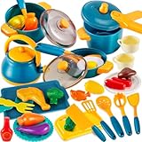 LINFUN KIDS Kinderküche Matschküche Zubehör, Spielküche Puppengeschirr...