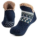 Mulor Haussocken Herren & Damen Flauschig Hüttensocken winter warme...