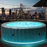 BRAST® Whirlpool aufblasbar MSpa Starry mit LED-Beleuchtung für 6...