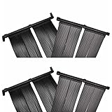 Kavolet Solarkollektor Poolheizung 620x80 cm, 4er-Set Solarmatte...