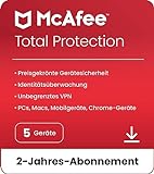 McAfee Total Protection 2024 | 5 Gerät | 24 Monate | Aktivierungscode per...