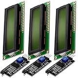 AZDelivery HD44780 16x2 LCD Modul Display Bundle mit I2C Schnittstelle 2x16...