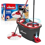 Vileda Turbo Wischmopp Komplett Set, Bodenwischer mit Mikrofaser-Moppkopf,...