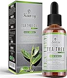 Kanzy Teebaumöl Bio Naturrein 60ml mit Pipette Kaltgepresst Tea Tree Oil...