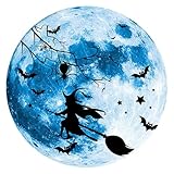 Fensterdekoration für Halloween, mit Hexen-Dekoration, für den...