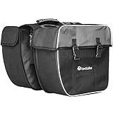 tectake 401616 Gepäckträgertasche für Fahrrad, 35 L, Fahrradtasche für...