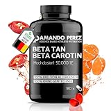 Amando Perez Beta Carotin Depot Bräunungskapseln - 180 VEGANE SOFTGELS mit...