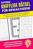 Extrem knifflige Rätsel für Erwachsene - Rätselbuch mit...