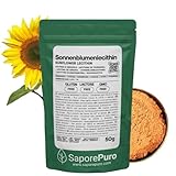 SaporePuro Sonnenblumenlecithin Pulver 50 g – Natürliches Emulgiermittel...