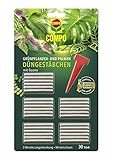 COMPO Grünpflanzen- und Palmen Düngestäbchen mit Guano, Dünger mit 3...