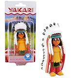 Bullyland 43364 - Spielfigur Indianer Yakari mit abnehmbaren Federschmuck,...