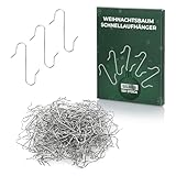 Nordstern Weihnachtsbaumschmuck Schnellaufhänger 150er Pack - Praktische...