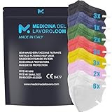 20 FFP2/KN95 Maske Bunt Mix CE Zertifiziert Kleine Größe Small,...