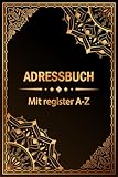 Adressbuch: adressbuch mit register a-z | Zum Eintragen für bis zu 300...