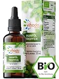 Vihado Natur Bio Hanföl Keto Tropfen aus Hanfsamenöl hochdosiert - Omega...