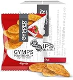 GYMPER by Layenberger Gymps Power Snack Paprika, Protein-Chips ohne Soja...