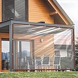 Transparente Plane Mit öSen - 1.5x2m Plane Durchsichtig für Außenbereich...