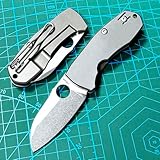 Kleines handliches werkzeug stahl messer scharf rutschfest grau Survival...