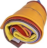 Langlauf Schuhbedarf Lederstücke Bastelleder Leder bunt extragroß...