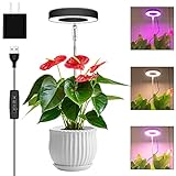 Wiaxulay Pflanzenlampe, 48 LEDs Vollspektrum-Pflanzenlicht für...